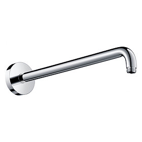 Hansgrohe Crometta S 240 389mm Shower Arm - Chrome - 27413000 Large Image