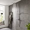hansgrohe Crometta S Showerpipe 240 1 Jet with Thermostatic Bath Mixer - 27320000 In Bathroom Large Image
