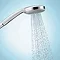 Hansgrohe Crometta Vario EcoSmart 4 Spray Hand Shower 100 - 28537000 additional Large Image