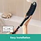 hansgrohe DogShower 3-Spray Dog Shower Handset - Matt Black  In Bathroom Large Image