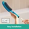 hansgrohe DogShower 3-Spray Dog Shower Handset - Petrol  In Bathroom Large Image