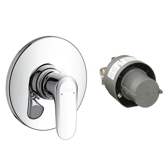 Hansgrohe Ecos Concealed Shower Mixer Set - 31702000 Large Image