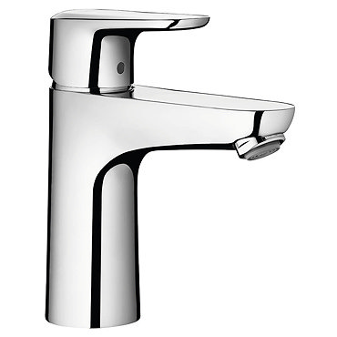 Hansgrohe Ecos CoolStart L Single Lever Basin Mixer with Push-open Waste - 14043000  Profile Large I
