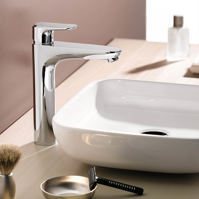 Hansgrohe Ecos CoolStart XL Single Lever Basin Mixer - 14044000 Profile Large Image