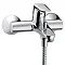 Hansgrohe Ecos Exposed Single Lever Bath Shower Mixer - 14084000 Large Image