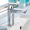 Hansgrohe Ecos L Single Lever Basin Mixer with Pop-up Waste - 14081000 Profile Large Image