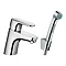 Hansgrohe Ecos Single Lever Basin Mixer with Bidette Hand Shower - 32126000 Large Image