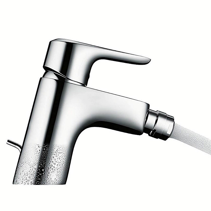 Hansgrohe Ecos Single Lever Bidet Mixer with Pop-up Waste - 14082000  Feature Large Image