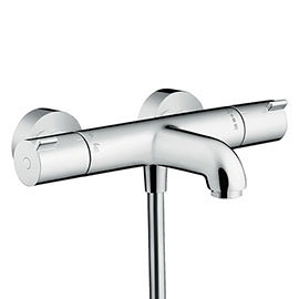 hansgrohe Ecostat 1001 CL Thermostatic Exposed Bath Shower Mixer - 13201000 Medium Image