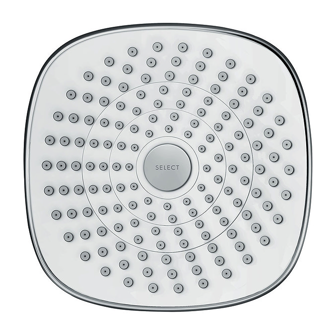 hansgrohe Ecostat E Square Complete Shower Set with Croma Select E Shower Slider Rail Kit Profile L