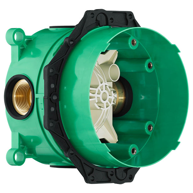 hansgrohe Ecostat E Square Complete Shower Set with Shower Slider Rail Kit