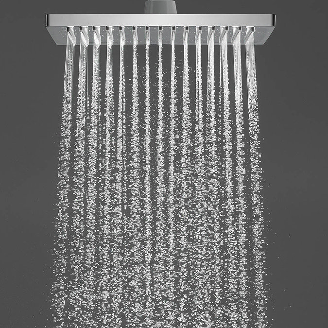 hansgrohe Ecostat E Square Complete Shower Set with Shower Slider Rail Kit  Profile Large Image
