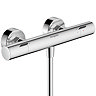 hansgrohe Ecostat Fine Thermostatic Exposed Shower Mixer - Chrome