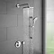 hansgrohe Ecostat S Round Complete Shower Set with Shower Slider Rail Kit Large Image