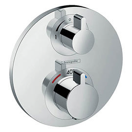 Hansgrohe Ecostat S Thermostat 2 Function Concealed Finish Set - 15758000 Medium Image