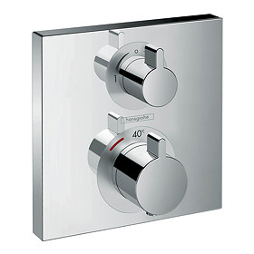 Hansgrohe Ecostat Square Thermostat 2 Function Concealed Finish Set - 15714000 Large Image