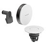 hansgrohe Exafill Bath Filler, Waste and Overflow Trim Set - Brushed Black Chrome