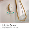 hansgrohe Exafill Bath Filler, Waste and Overflow Trim Set - Brushed Bronze