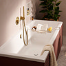 hansgrohe Exafill Bath Filler, Waste and Overflow Trim Set - Brushed Bronze