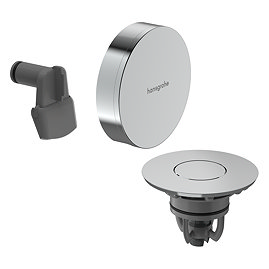 hansgrohe Exafill Bath Filler, Waste and Overflow Trim Set - Chrome