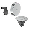 hansgrohe Exafill Bath Filler, Waste and Overflow Trim Set - Chrome