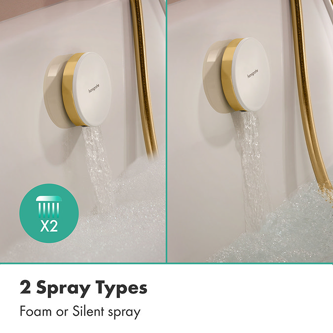 hansgrohe Exafill Bath Filler, Waste and Overflow Trim Set - Polished Gold