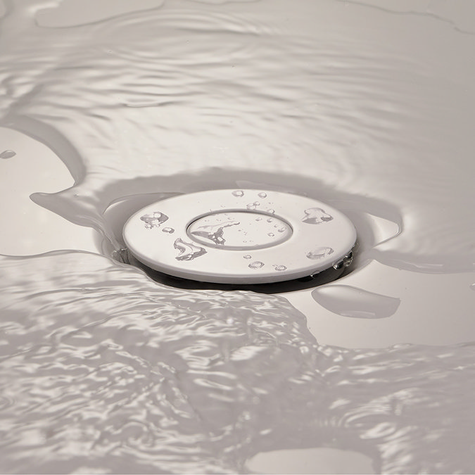 hansgrohe Exafill Bath Filler, Waste and Overflow Trim Set - White