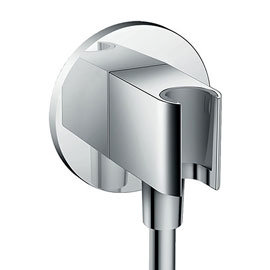 hansgrohe FixFit Wall Outlet S with Shower Holder - 26487000 Medium Image