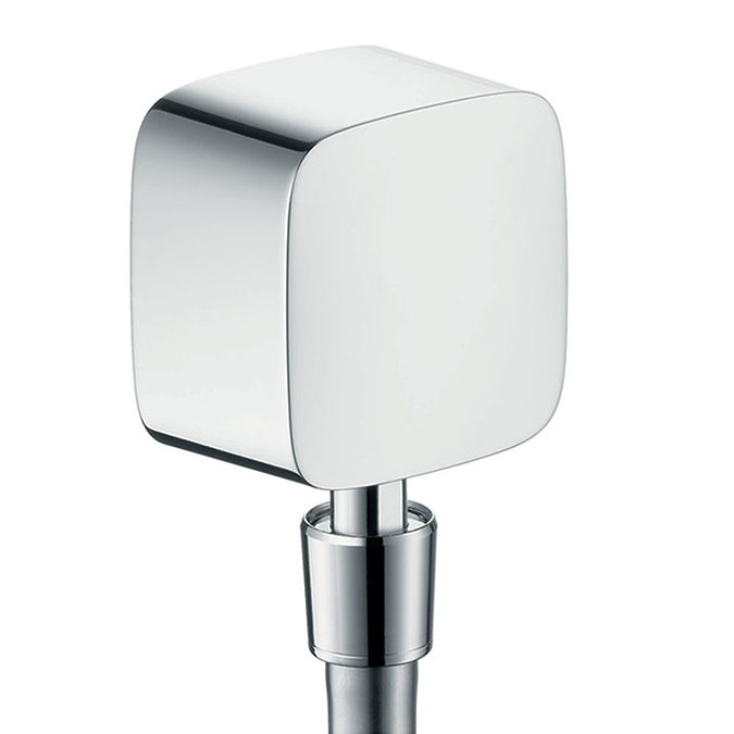 hansgrohe FixFit Wall Outlet with Non-Return Valve and Pivot Joint - 27414000 Large Image