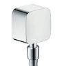 hansgrohe FixFit Wall Outlet with Non-Return Valve and Pivot Joint - 27414000 Large Image