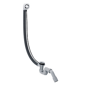 hansgrohe Flexaplus Basic Set for Waste & Overflow Set for Large Bathtubs - 58141180 Large Image