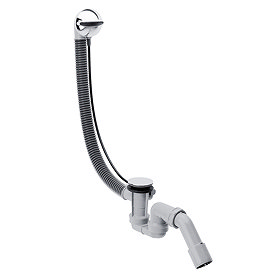 hansgrohe Flexaplus Complete Set Waste & Overflow Set for Standard Bathtubs - 58143000 Large Image