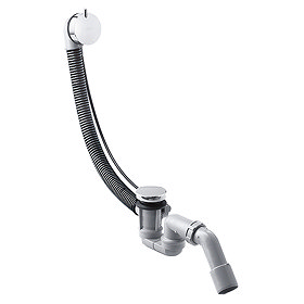 hansgrohe Flexaplus S Complete Set Waste & Overflow Set for Standard Bathtubs - 58150000 Large Image