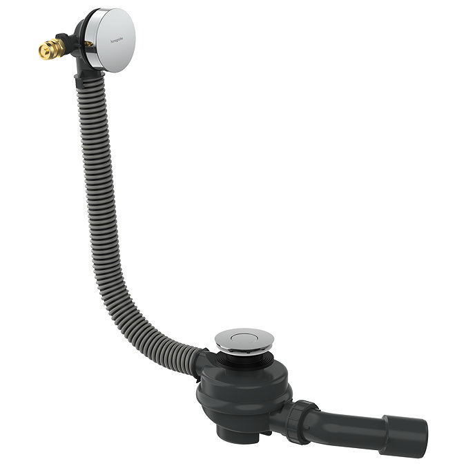 hansgrohe Flexaplus Waste & Overflow Set - Chrome