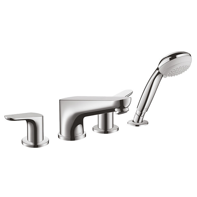 hansgrohe Focus 4-hole Deck Mounted Bath Mixer - 31936000 Large Image