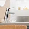 hansgrohe Focus 70 Basin Mixer + Bath Shower Mixer Tap Package Profile Large Image