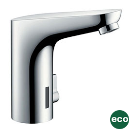 hansgrohe Focus Battery-Operated Electronic Basin Mixer with Temperature Control - 31171000 Medium I