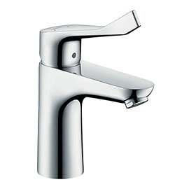 hansgrohe Focus Care Single Lever Basin Mixer 100 with Pop-up Waste - 31911000 Medium Image