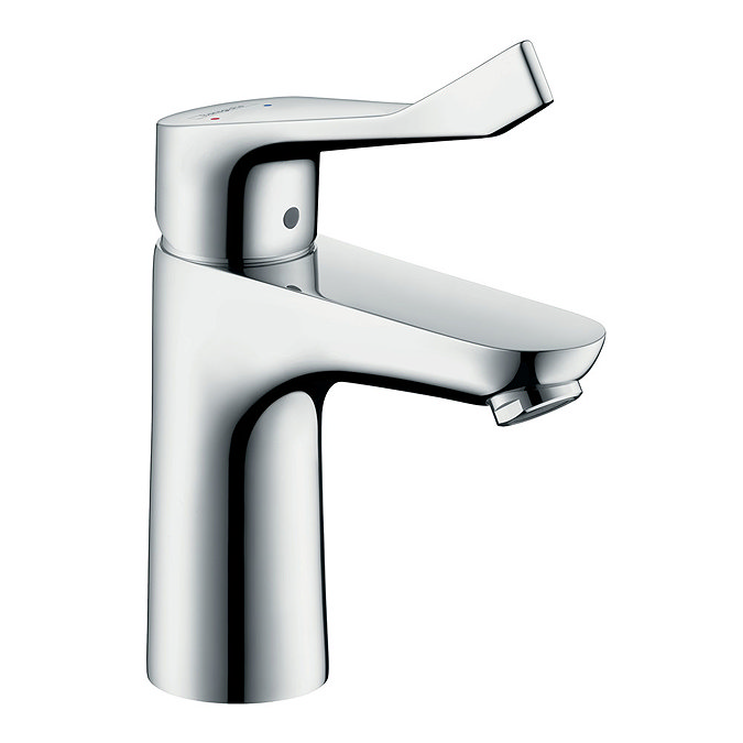hansgrohe Focus Care Single Lever Basin Mixer 100 with Pop-up Waste - 31911000 Large Image