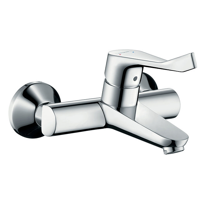 hansgrohe Focus Care Wall Mounted Single Lever Basin Mixer - 31913000 Large Image