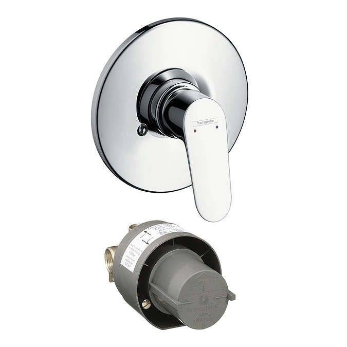 hansgrohe Focus Concealed Manual Shower Mixer Set - 31966000 Large Image