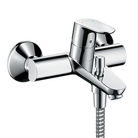 hansgrohe Focus Exposed Single Lever Bath Shower Mixer - 31940000 Medium Image