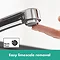 hansgrohe Focus M41 Single Lever Kitchen Mixer 160 - Chrome - 31806000  additional Large Image