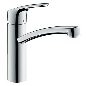 hansgrohe Focus M41 Single Lever Kitchen Mixer 160 - Chrome - 31806000 Large Image