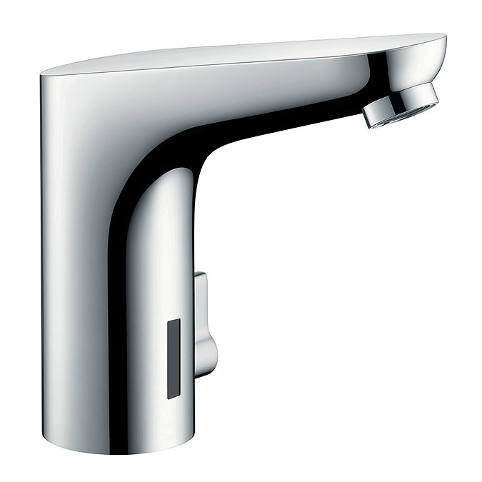 hansgrohe Focus Battery-Operated Electronic Basin Mixer with Temperature Control - 31171000 Large Im