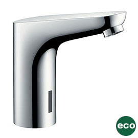 hansgrohe Focus Mains-Operated Electronic Basin Mixer with Temperature Pre-Adjustment - 31174000 Med