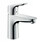 hansgrohe Focus Single Lever Basin Mixer 100 with Pop-up Waste - 31607000 Large Image