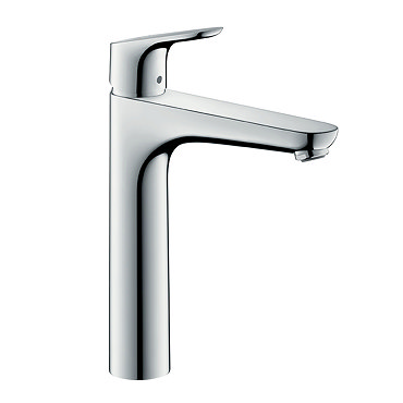 hansgrohe Focus Single Lever Basin Mixer 190 with Pop-up Waste - 31608000  Profile Large Image