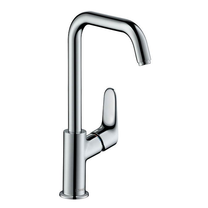 hansgrohe Focus Single Lever Basin Mixer 240 with Swivel Spout without Waste - 31519000 Large Image