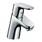 hansgrohe Focus Single Lever Basin Mixer 70 with 2 Flow Rates and Pop-up Waste - 31738000 Large Imag